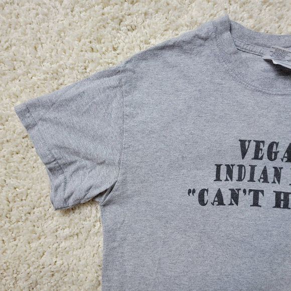 Tee Shirt "Vegan Indian For Can't Hunt". Humor Tee. Small. - Picture 8 of 12